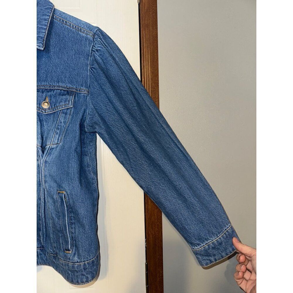 Future Collective Gabriella Karefa-Johnson Denim Jean Jacket Size Small - Picture 9 of 14